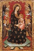 SERRA, Pedro Madonna with Angels Playing Music Spain oil painting artist